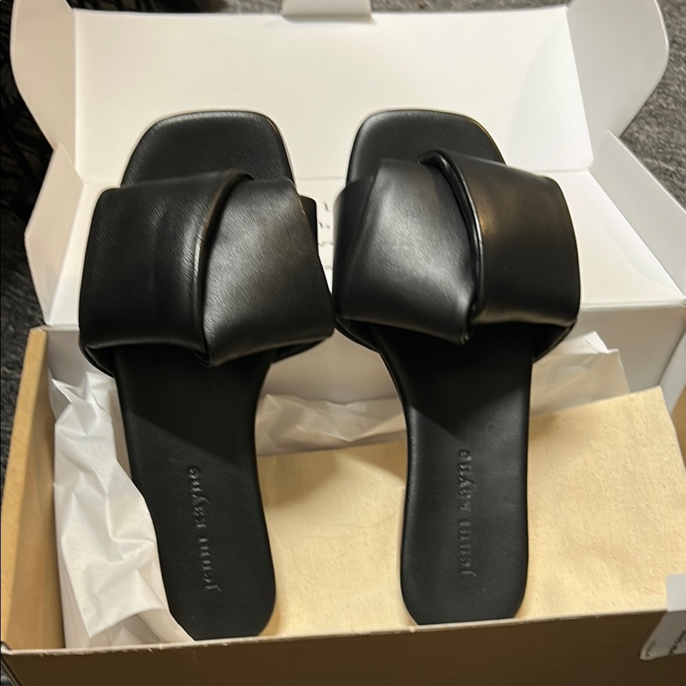 Black Women's Slide Sandals